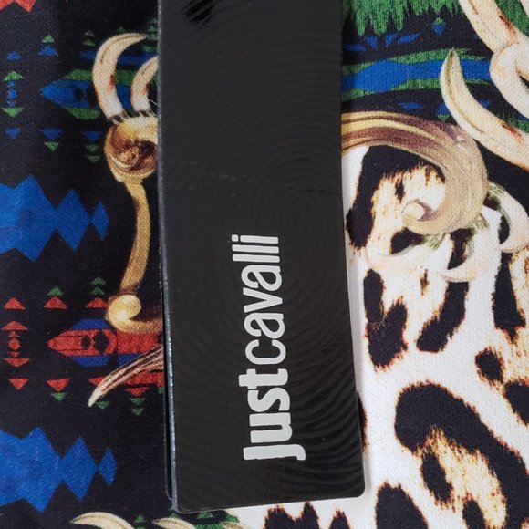 New - Patterned Just Cavalli Skirt - SIZE 40 - Picture 4 of 5